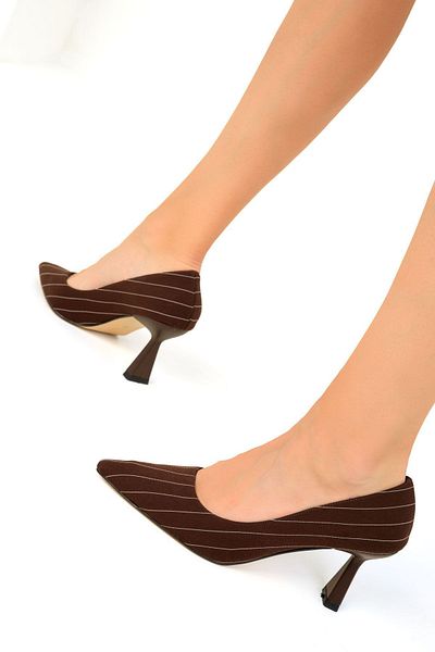 SOHO Klassische Damenschuhe mit Absatz - Braun 19521
