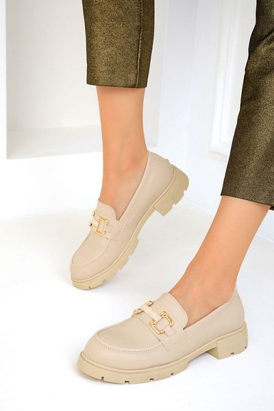 SOHO Beżowe buty damskie casualowe - 19527