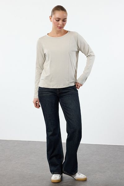 Trendyol Collection STone DeTailed Regular FiT KniTTed T-Shirt - TWOAW25TS00016