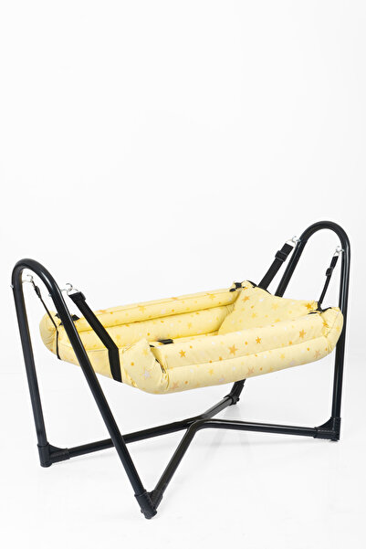 LOOVE BEBE Pamuklu Bebek Hamak Sarı