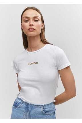 MANGO Metalik logolu ti ort Fiyat Yorumlar Trendyol