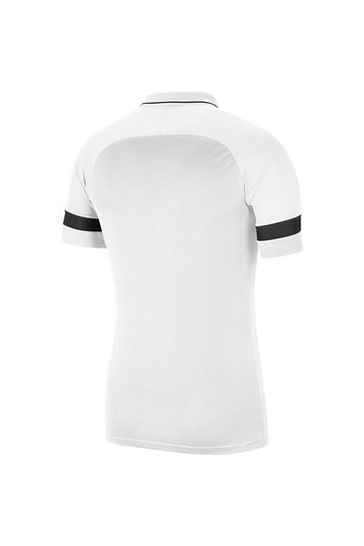 Nike Men's White Football Polo Collar T-Shirt - Df Acd2 Ss, Cw6104-100