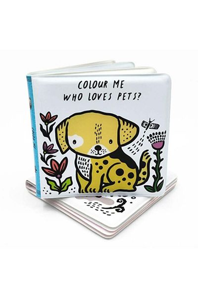 WORDS&PİCTURES Colour Me - Who Loves Pets (Bath Book)