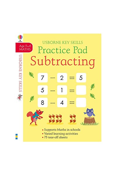 Usborne Subtracting Practice Pad 5-6