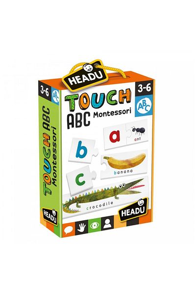 Headu Montessori English Voices Textured Puzzle