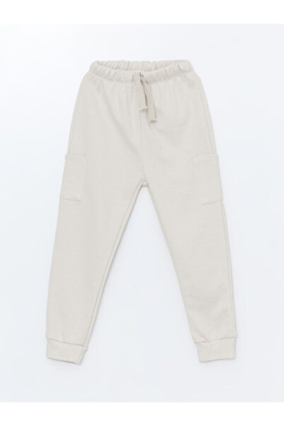 LC Waikiki Crew Neck Printed Sweatshirt and Sweatpants Set for Baby Boy - Set of 2