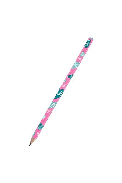 Bruno Visconti Happy Graphix Triangle Patterned Pencil - Heart 21-0030/45