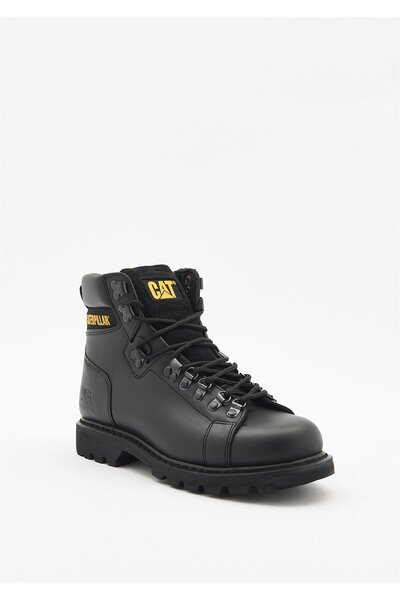 Caterpillar Alaska Erkek Siyah Deri Bot