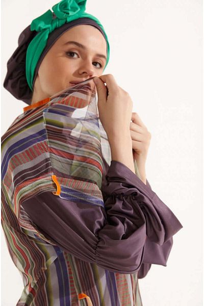 Mayovera Colorful Stripes Beach Dress