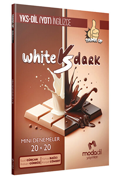 Modadil Yayınları Modadil YKSDİL İngilizce THUMBS UP - Whiye vs Dark 20x20 Mi...