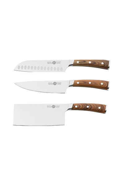 GGS Solingen Germany Fineline Mutfak Şefleri Serisi - Üçlü Profesyonel Bıçak ...