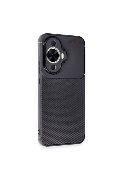 Apsuwa Huawei Nova 11 Kılıf Negro Karbon Fiber Desen Silikon