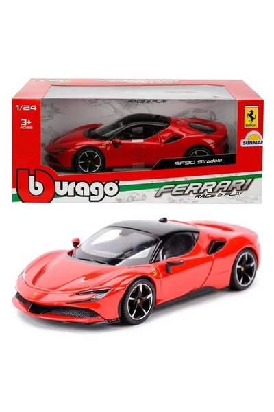 Burago 1:24 Ferrari Sf90 Stradale Model Araba