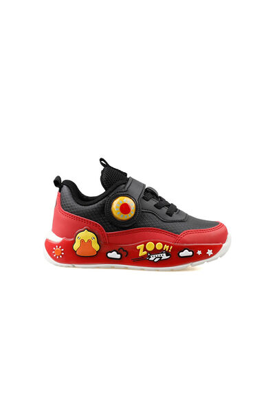 pepino Pk24-1739 Black Red Children's Lighted Shoes