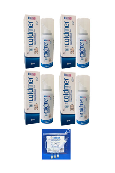 COLDMER Bebek İzotonik Doğal Deniz Suyu Burun Spreyi 4’LÜ+Burun (Nazal) Aspir...