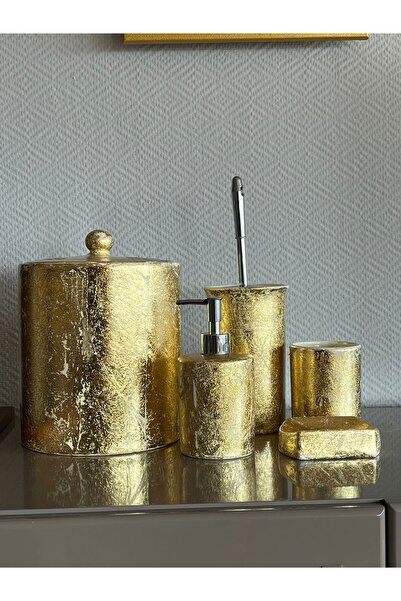 Biems BİEMS DEKORATİF SERAMİK 5 ' Lİ BANYO SETİ