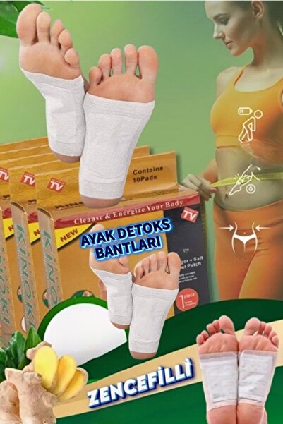 xolo Zencefil Detoks Ayak Bandı 10 Adet Detox Foot Patches
