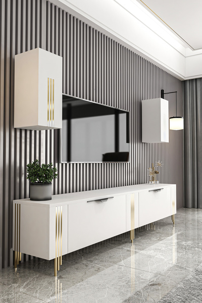 Givayo Mobilya TORA TV ÜNİTESİ BEYAZ