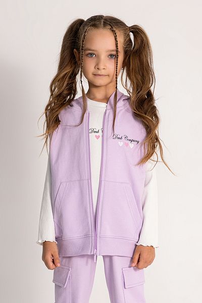 DMB BOYS & GIRLS Girl - Zippered Printed Cotton Vest