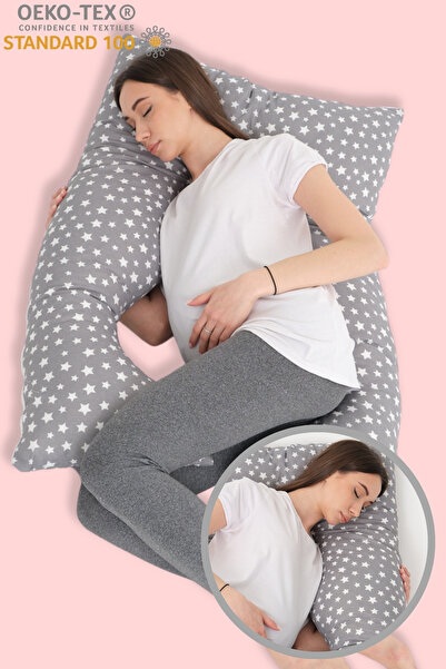 BabyModa Destekli Hamile Yastığı Sırt, Kalça, Bacaklar ve Göbek Desteği Gebelik Minderi