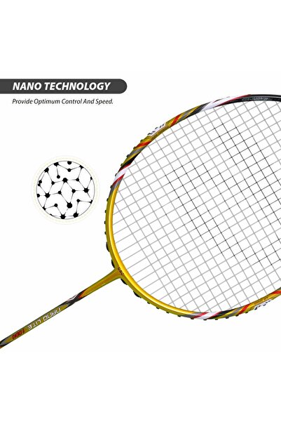 DSC Nano Lite 1000 Graphite Badminton Racquet, One Size