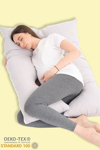 38 OtuzSekiz Ολόσωμο μαξιλάρι εγκυμοσύνης με αφαιρούμενο κάλυμμα που πλένεται