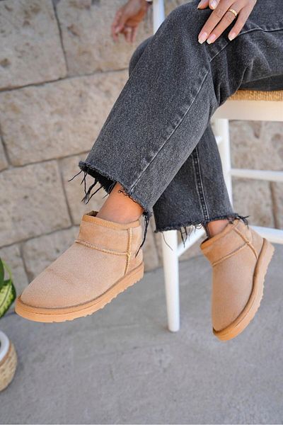 tusemmoda Νέα χειμερινά μποτάκια με χαμηλή σόλα με φτερωτά δάχτυλα