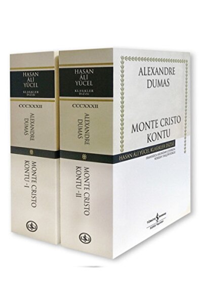 TÜRKİYE İŞ BANKASI KÜLTÜR YAYINLARI Monte Cristo Kontu- Alexandre Dumas 2 Kit...