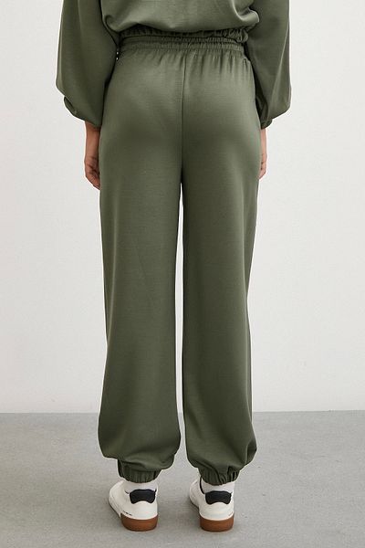 Never more Khaki Sweatpants - Elastic Pockets