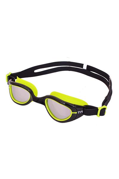 TYR Special Ops 2.0 Junior Polarized Swim Goggles (Silver/Black/Lime Green)
