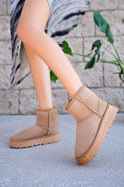 tusemmoda Χειμερινές μπότες με ψηλή σόλα Tsm New Season