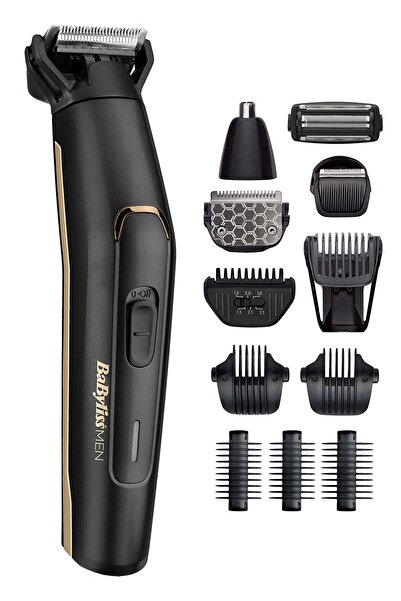 BABYLİSS Erkek Tıraş ve Bakım Seti Multi 11 Başlıklı, Islak&Kuru Kullanım, Kablosuz, MT860E