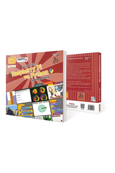 Abaküs Kitap Çocuklar İçin Raspberry Pi ve Python ile Programlama Kitabı