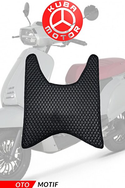 OTOMOTİF Kuba Bluebird Motorsiklet Uyumlu Eva Paspas (SİYAH)