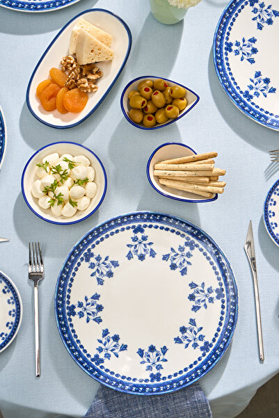 Karaca Forever Bone Aegean 16 Parça 4 Kişilik Kahvaltı Takımı