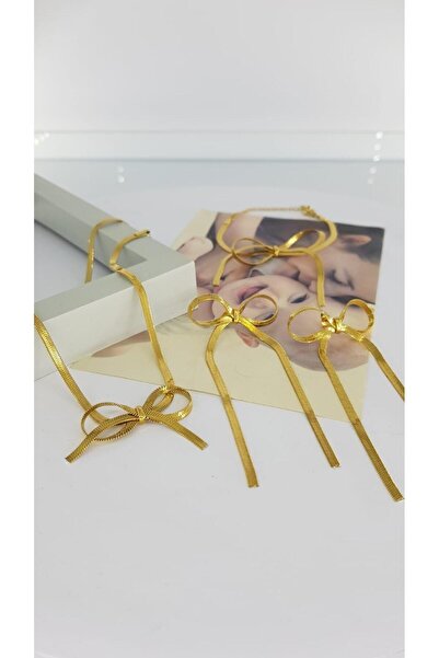 SONES Fiyonk Trend Tasarım Chocer Kolyeli Çelik Takı Seti | Sns50026867