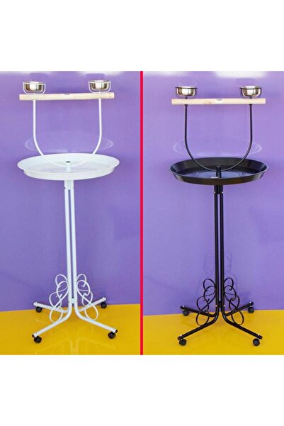 Dayang Papağan Eğitim Kafesi Beyaz 56x138cm