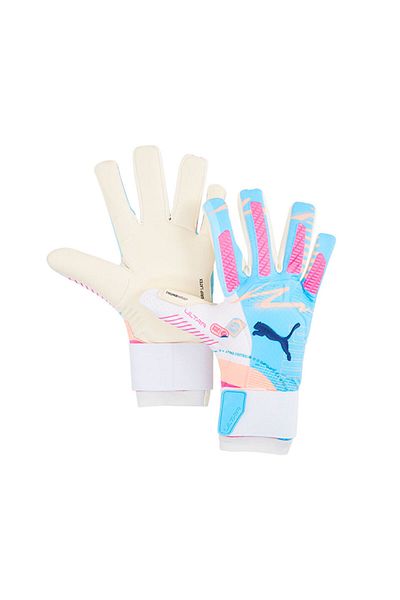 Puma Ultra Ultimate Hybrid Men's Goalie Gloves - Vol Up, Colorful 4205701