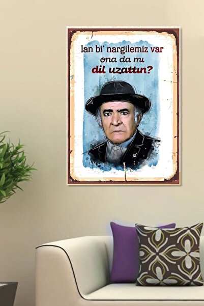 Tunax KOMİK KANVAS TABLO NARGİLE EV DUVAR SALON MUTFAK OFİS HEDİYELİK DEKARASYON SÜSÜ ÖLÇÜ SEÇMEYİ UNUTMA