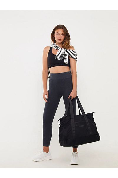 LC Waikiki WIDE VOLUME ELEGANT DE LA AYMİRA WEAR Geantă sport pentru femei cu etichetă imprimată NOTĂ: 10% DISPONIBIL ÎN COȘ
