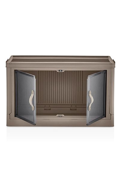 Kitchen Life Portable Stackable Non-Wheeled Organizer Cabinet - Plastic Cabinet Bathroom Kitchen Cabinets