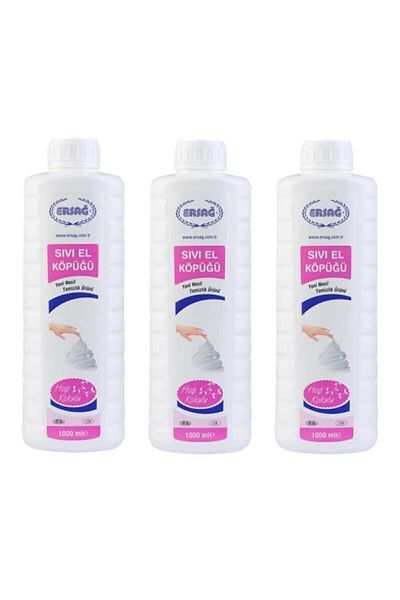 Ersağ 1000 ml Liquid Hand Foam - 3 Pieces