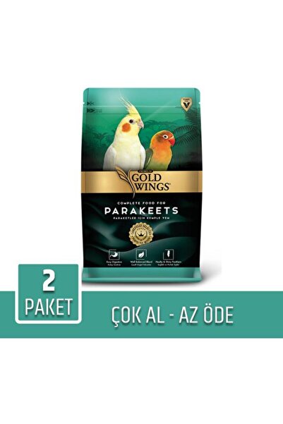 Gold Wings Premium Paraket Yemi 1kg X 2 Paket