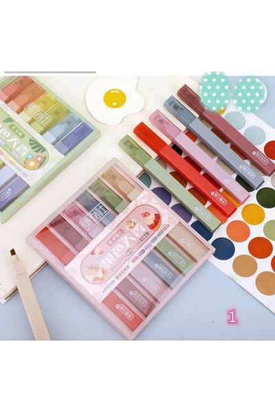 NaSaDAN Scented Cake Double Sided Highlighter Set 6 Colors