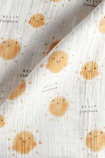 Tuğba Kuğu 2 Layer Muslin Blanket - Summer Vibe Pattern 3