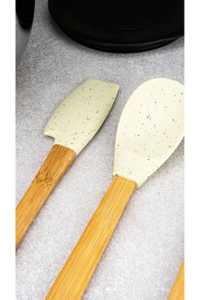 Bambum Zolly Set of 3 White Large Spatulas