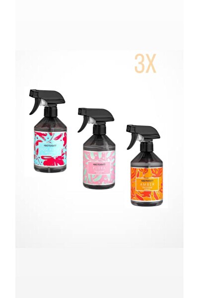 actisoft Amber, Çiçek Buketi, Pudra Oda & Kumaş Kokusu 500 ml 3 Adet