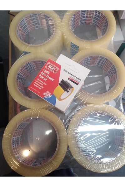 Kobi Tape 45*100 Hot Melt Duct Tape - 6 Pieces 1 Piece Tape Cutting Apparatus Gift