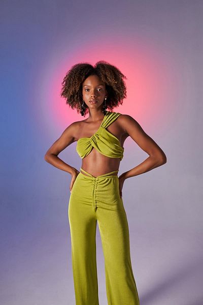 HOLLY LOLLY Beatrice Crop Green