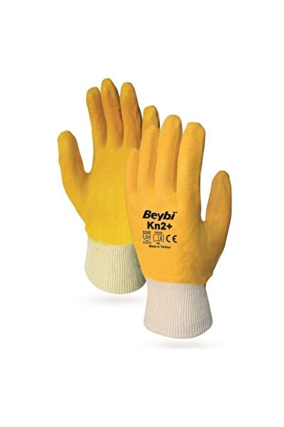 Beybi قفازات عمل Kn2 Plus من النتريل الأصفر مقاس 10 - 288 زوجًا
